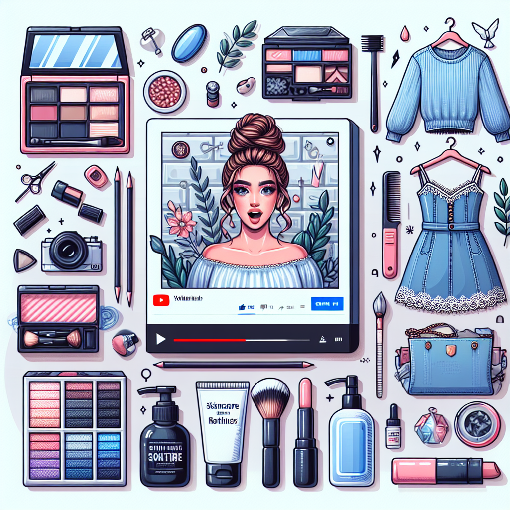 Create a YouTube channel focused on beauty and fashion tutorials. Share makeup tips, hair styling techniques, skincare routines, fashion hauls, and outfit ideas. You can earn money through advertising revenue, sponsored content from beauty brands, and affiliate marketing by linking to products in your videos' descriptions.