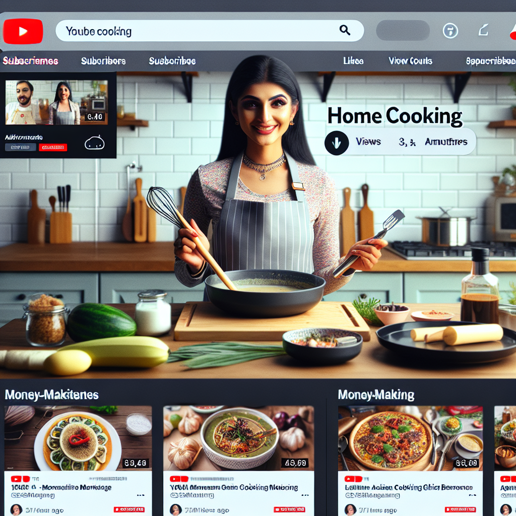 how to get money channel youtube cooking for women in home