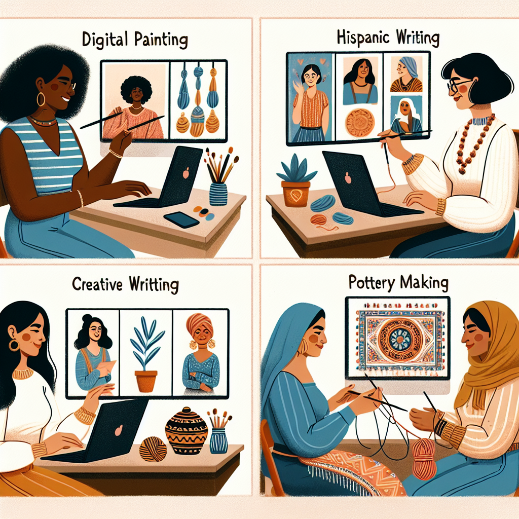 women Online Workshops for Creative Skills