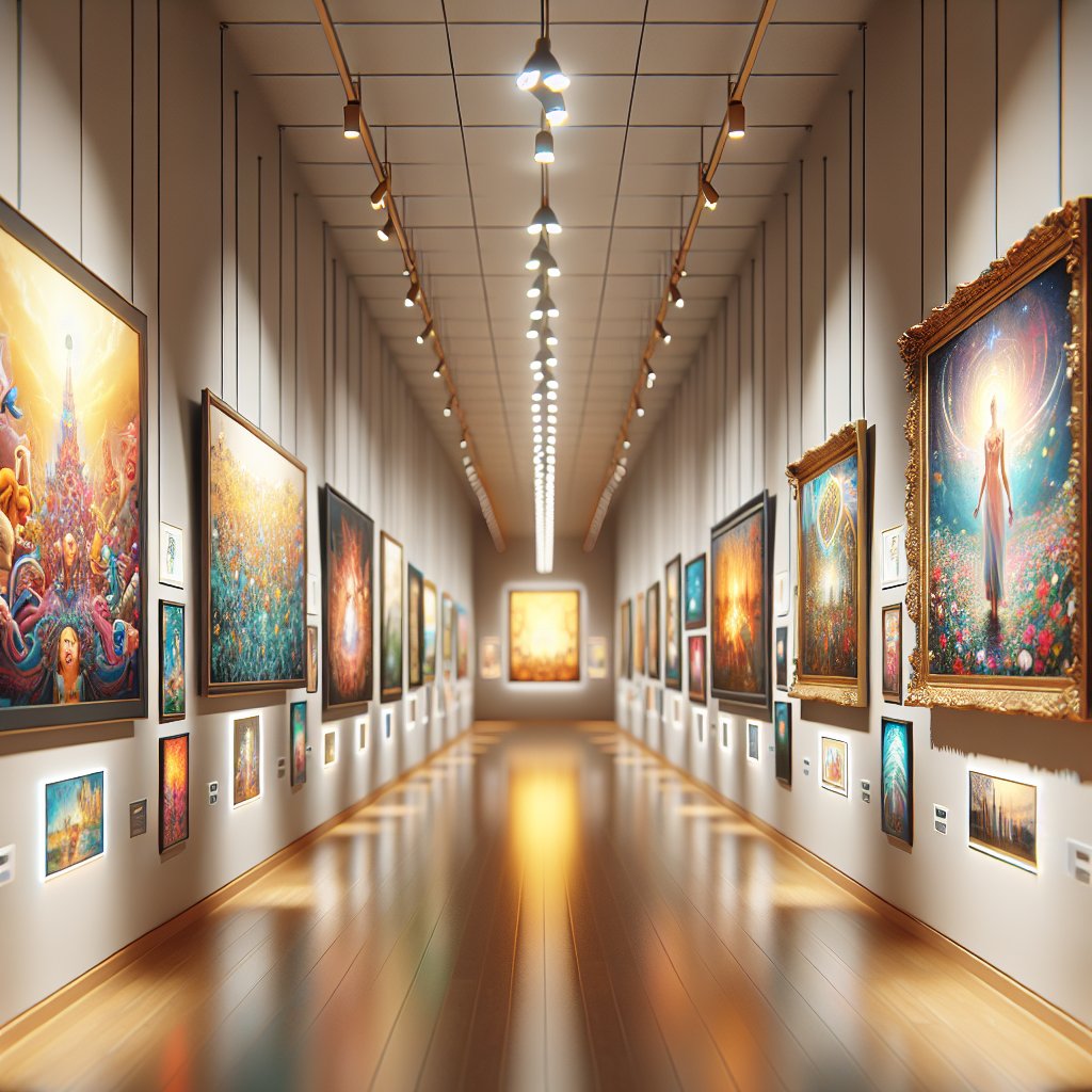 Virtual Art Exhibitions: Coordinate virtual art exhibitions showcasing the work of local or emerging artists.