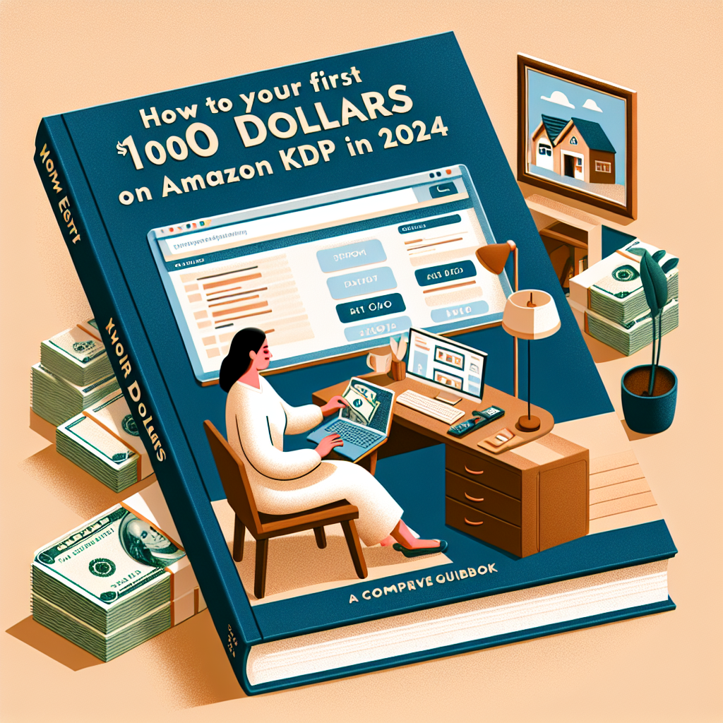 How to Get Your First 1000 dollars on amazone kdp in 2024 for women in home