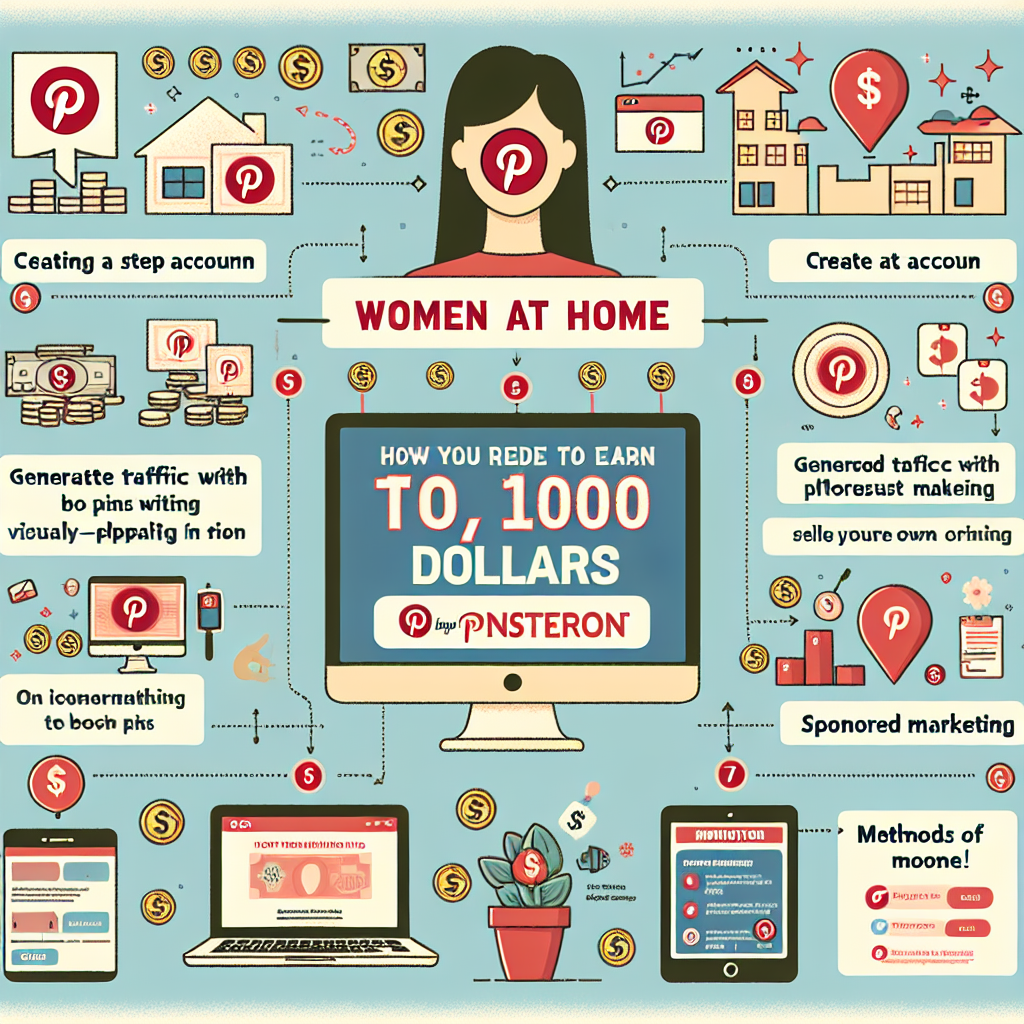 how to get 1k dollars at pinterst for women in home